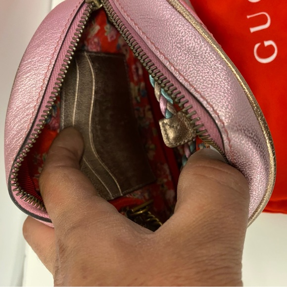 NWT Gucci Trapuntata Colorblock Metallic Leather quilted Mini Bag crossbody - Picture 10 of 16